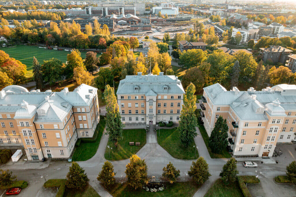 Kanslihuset i Örebro, sett från ovan.